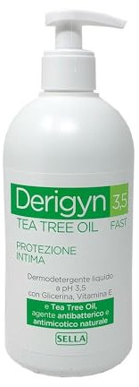 Sella Derigyn - Tea Tree Oil Fast pH 3,5 Dermodetergente Intimo, 500ml