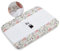Funda para Colchon Cambiador de Bebe 80x50 de Rizo Impermeable, Absorbente con Sistema Safelock para Evitar Caidas Mientras Cambias al Bebé. Color Safari Jungle CoolDreams