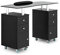 Physa Phy-MT-5 Nageltisch 1.200 x 515 x 810 mm Schwarz Maniküretisch Nagelstudio-Tisch Manikürtisch