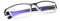 TERAISE gafas de lectura anti luz azul, ligeras y cómodas gafas de lectura para hombres y mujeres, Lectores luz azul para computadora/teléfono incluido estuche para gafas(2.25X)