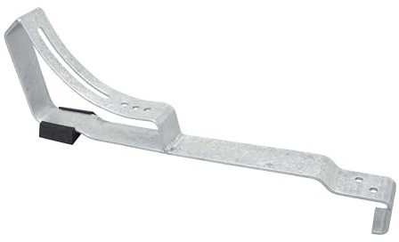 DAPRONA Laufroststütze für Dachtritt und Laufrost 48,5cm, für gewellte Dachziegel, verzinkt Silber, Dachtritte für Schornsteinfeger