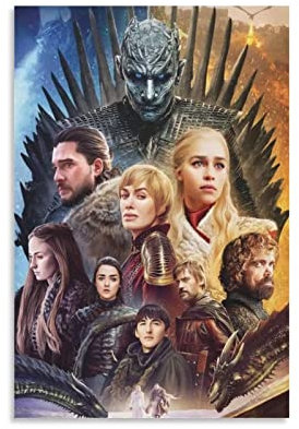 Shenywell Wanddeko Poster Emilia Clarke Kit Harington Peter Dinklage Isaac Hempstead-Wright Maisie Williams 60x80cm Kein Rahmen