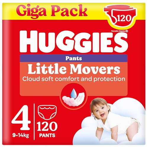 Huggies Pants Little Movers Disney, Größe 4, 120 St. (4x30), Monatsbox