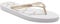 Roxy Femme Viva Sparkle Sandale, Blanc/Champagne, 40 EU