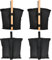 4er-Pack pavillon sandsäcke mit Klettverschluss pop up Gazebo sandsäcke für Zelt,wasserdichter sandsack für Pavillon Gewichte Standsicherung,für Vordach,Regenschirm,Trampolin,Patio Shelter