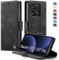XYGLOW Handyhülle für Xiaomi 13T Hülle Klappbar Xiaomi 13T Pro Premium PU Lederhülle Klapphülle【RFID Schutz】Kartenfach Standfunktion Schutzhülle für Xiaomi 13T/13T Pro Flip Case Wallet Tasche,Schwarz