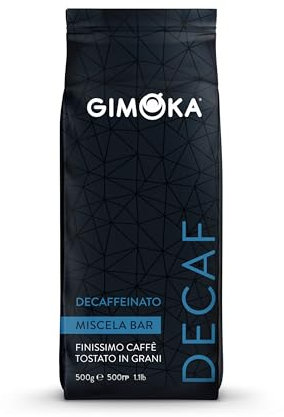 Gimoka - Caffè In Grani - Miscela Bar decaffeinato – Confezione da 500 grammi