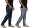 Pro Builder Work Trousers Men - Heavy Duty Cargo Trousers for Men - Multi Pockets & Double Stitched - Durable Combat Workwear (34W to 36W) (UK, Waist, 34, 32, Regular, Regular, Blue)