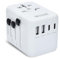 NEXXAR Universal Travel Adapter 21W – Worldwide Plug Adaptor with 2 USB-C & 2 USB-A Ports, International Power Adapter for EU, UK, US, Asia – Compact Charger for Travel