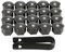 YIWEOG 20ST 17mm Car Wheel Nut Cover Bolt Cap Removal Tool für Audi