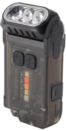 YWBL-WH EDC Taschenlampe, Mini Leistungsstarke Schlüsselbund -Taschenlampen mit Hoher 1200 Lm USB C Wiederaufladbare Kleine Taschen -EDC -LED -Blitzlicht 10 -Modi Magnet, Taschenlampe