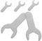 EXHUMKY 5Pcs Stainless Steel Multi Functional Gas Bottle Wrench Heavy Duty Spanners for Pressure Reducing Valves Compact Lightweight Design Durable Tool