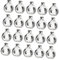 HOMOBABE 20Piezas Botellas Transparentes de Pack de Botellas de Rellenables y Resistentes para Manualidades y Almacenamiento para Decoración y de Boda