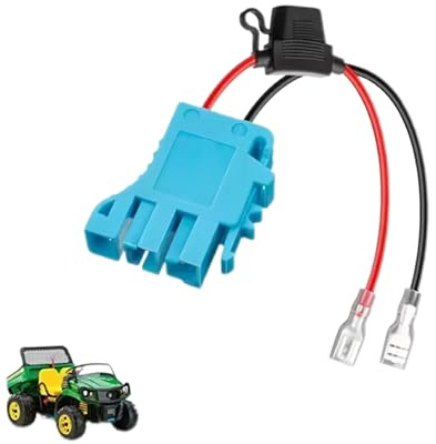 Panlouting Sostituzione Connettore del Cavo con 3 Fusibili compatibile con Giocattoli a Ruote Peg Perego Batteria SLA 12V