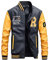 Vogstyle Herren Winterjacke Bomberjacke Fliegerjacke Freizeit Reißverschluss Jacken Mantel Yellow XXL