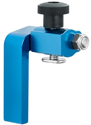 POWERTEC 71135 Zaun-Flip-Stopp für Tischsäge, Gehrungssäge und Bohrmaschine, T-Schienen-Zubehör für Holzbearbeitung, 1 Stück