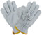 URG - KG Arbeitshandschuhe 12040-12 Paar - MONTAGEHANDSCHUHE Handschuhe AUS Ziegenleder LEDERHANDSCHUHE (9) - Weiß