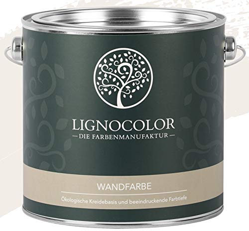 Lignocolor Wandfarbe Innenfarbe Deckenfarbe Kreidefarbe edelmatt 2,5 L (Serenity)