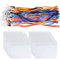 50PCS Schlüsselband mit Ausweishülle,Namen lanyard Horizontal 98x82mm Ausweishalter Clip Ausweishülle mit Schlüsselband,PVC Transparent Kartenhalter,Kartenhülle Namensschilder Set,für Business Karten