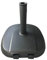 LOLAhome Nueva Base de Parasol Negro de 28 kg de Cemento con Ruedas| De 49x47x8cm con Tubo de Acero | para parasoles de Tubo Ø 35 a 48 mm | Pintura Resina epoxi Anticorrosión | para Exterior, jardín