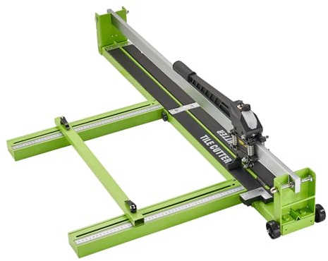 Tile Cutter 48 Inch, Manual Tile Cutter All-Steel Frame,Tile Cutting Machine w/Laser Guide and Bonus Spare Cutter,Tile Cutter Hand Tool for Precision Cutting Porcelain Ceramic Floor Tiles