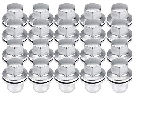 AYNEFY Dadi per ruote, 20 pezzi, in acciaio inox, per 3 4 5 Sport LR068126