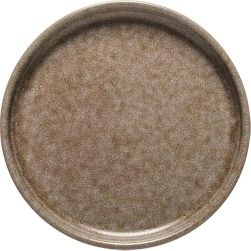 Grestel - Produtos Ceramicos, S.A. Costa Nova Redonda Lot de 6 assiettes plates, marron, Ø 130 mm