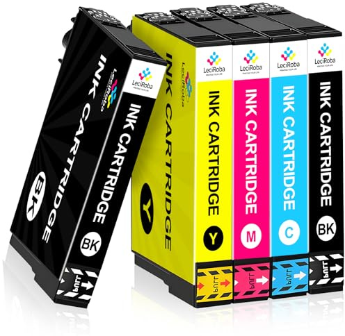 LeciRoba 405xl für Epson 405 druckerpatronen und für Epson 405xl Multipack für Epson Workforce Pro WF-3820DWF 3825DWF WF-4820DWF 4825DWF 4830DTWF WF-7310DTW WF-7830DTWF 7835DTWF WF-7840DTWF (5-Pack)