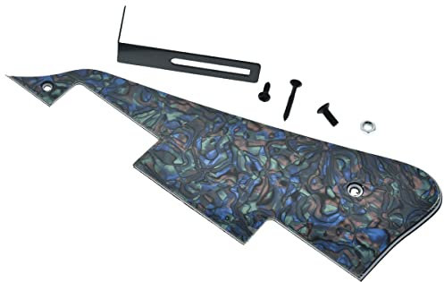 KAISH Abalone Pearl LP Gitarre Schlagbrett mit schwarzer Halterung für Epiphone Les Paul