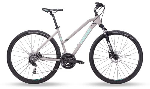 HEAD Damen I-Peak II Crossbike, Grau matt/Mint, 50 cm