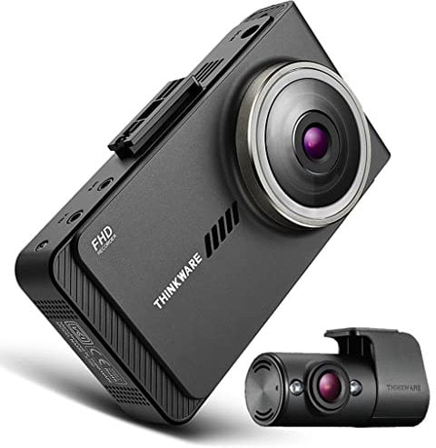 Thinkware X700 Touch Screen Taxi Dash Cam Full HD 1080p Front & 1080p Internal IR Camera, with Enhanced Night Vision & Hardwire Lead for Battery Saving Parking Mode - 16GB SD Card, 2.7” LCD Screen