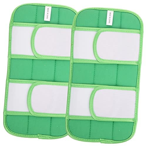 SOLUSTRE 2st Wischpad Fasermopppads Fasermopp Für Hartholzböden Faserpolster Austausch des Wischbezugs Flacher Mopp Mop-zubehör Stiftminen Ballaststoff Fasermatte Nachfüllung