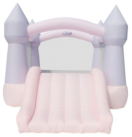 Bounceland Bouncy Castle Daydreamer Cotton Candy Bounce House, Pastel Bouncer with Slide, 12 ft L x 9 ft W x 7 ft H, UL Blower Included, Trendy Bouncer for Kids, Indoor and Outdoor Use