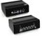 ROUAFWIT Mini PC Firewall AMD Ryzen R7 7840HS, DDR5 64G RAM 1T SSD Micro Ordinateur De Bureau, 4 x i226V 2.5GbE Gigabit, USB4 40Gbps, Type-C 10G, Dual Ventilateur, WiFi, BT, Noire
