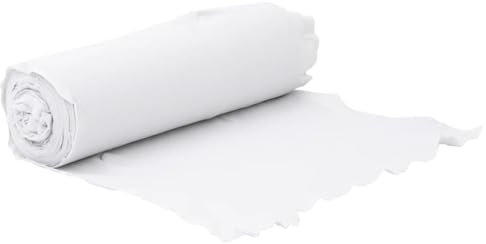 vidaXL Geotextil Vlies, Gartenvlies Wasserdurchlässig, Unkrautvlies für Garten, Drainagevlies Geovlies Filtervlies, Weiß 1x10 m Polyesterfaser