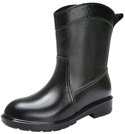 S. scarpe da donna stivali da pioggia da donna, resistenti, antiscivolo, impermeabili, antiscivolo, in plastica, cemento, scarpe da pioggia, stivali da pioggia, stivali da pioggia pieghevoli, scarpe