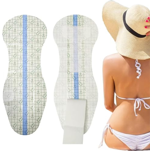 Damen-Slipeinlagen, wasserdicht, zum Schwimmen, transparent, aus PU, 16 x 42 cm, saugfähig für Schwimmen, Spa