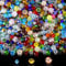 JETOP 1180 Glass Beads for Bracelet Making 8/6/4 mm Crystal for Crafting Colourful Jewellery Making Assorted Small and Large for Bracelets Necklaces Earrings Suncatcher