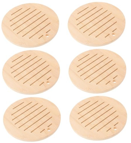 TOPBATHY 6stücke Tischset Für Haushalt Küche Esstisch Wärmedämmung Verbrühungsschutz Isolierte Untersetzer -schüsselmatte Dekoratives Geschirrkissen