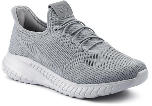 Easy Step in Wide Fit Trainers - Grey Size 11