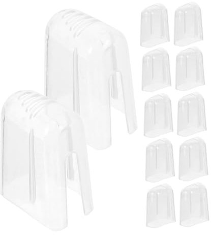 HOUDERCO 24 Stück Zahnbürstenkappen Aus Robustem Kunststoff Universelle Schutzkappen Für Reise Und Camping Tragbare Schutzhüllen Für Manuelle Und Elektrische Zahnbürsten