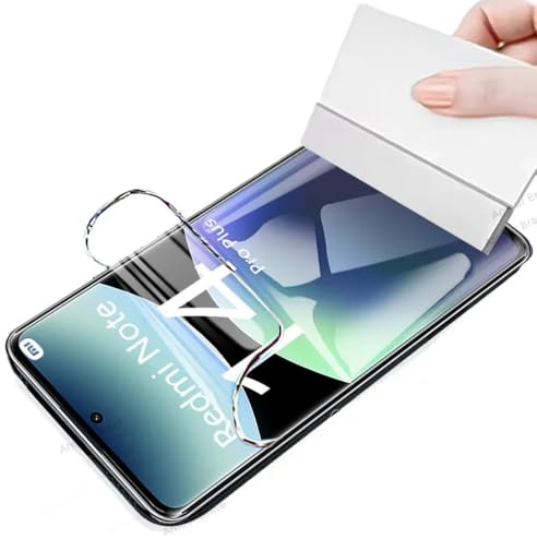 2pcs Película de hidrogel HD para Xiaomi Redmi Note 14 Pro/Pro+ 5G/4G 6.67 | Protector de pantalla TPU flexible de película de gel transparente con huellas digitales desbloqueadas, sensible al tacto