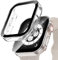 Vinmooog [2 Piezas] Transparente Fundas Apple Watch Serie 6 / SE/Series 5 / Serie 4 40mm con Protector de Pantalla Cristal Templado,HD Anti-Choque Cobertura Completa Carcasa para iWatch