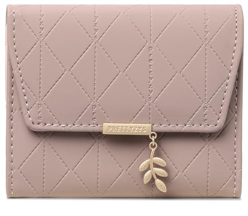 FALAN MULE Portefeuille Femme en Cuir Vegan Souple Petit Portefeuille avec de Nombreux Compartiments, Portefeuille Femme au Format Compact avec emplacements pour Cartes et Compartiment à Monnaie