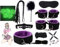 QiKKago Equipement D'EntraîNement Multifonctionnel pour L'IntéRieur Et L'ExtéRieur en Violet avec 15 PièCes D'Accessoires DifféRents-Q