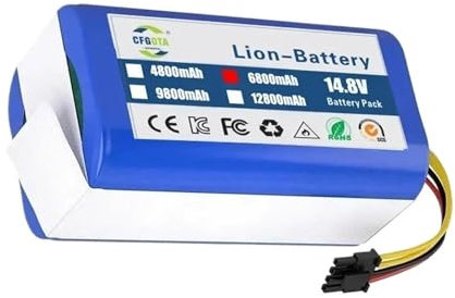 Compatible Con Cecotec Conga 1290, 1390, 1490 Y 1590. Batería For Robot Aspirador: 2600-12800 MAh, 14,4 V, Iones De Litio.(3000mAh)