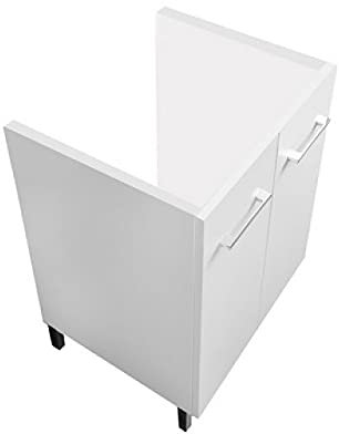 MOBILE PER LAVATOIO IN CERAMICA CM 60X50 cm 58,3x48 p/pil60x50 Cemento