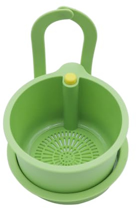 Nicear Kitchen Sink Strainer Food Catcher Multifunctional Faucet Hanging Mesh Filter for Garbage Leftovers Green Sink Draining Tool