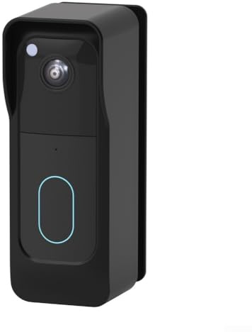 Soporte antirrobo ajustable para timbre de video Blink con ángulo izquierdo y derecho de 45 grados para una instalación flexible y cobertura de seguridad mejorada (negro)