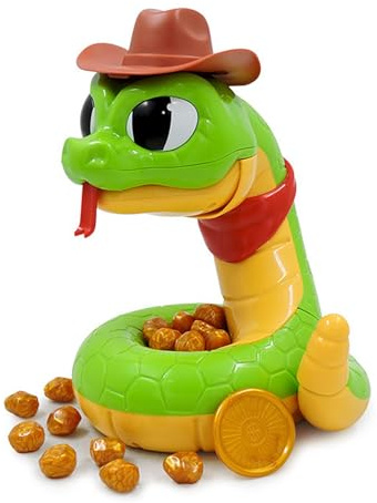 Aoaoy Electric Rattlesnake Toy for Kids, Rattlesnake Game Toy Tricky Scary Sound Snake, Reaction Game Children Prank Prop, Induction Trigger Smooth Biting Hand Xmas Gift for Kids